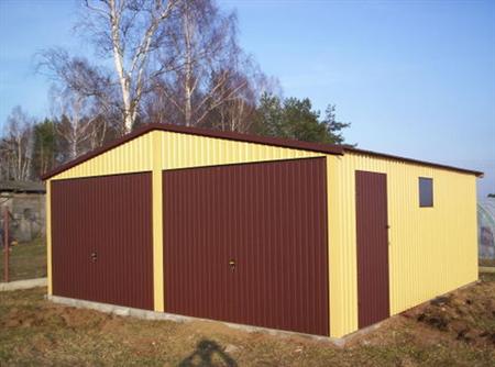 Garaż Dwuspad Premium + drzwi boczne i okno